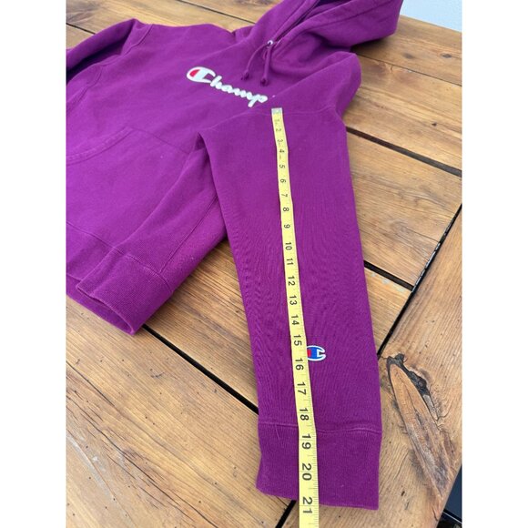Champion Reverse Weave Womens Purple Hoodie X-Large - Picture 6 of 7